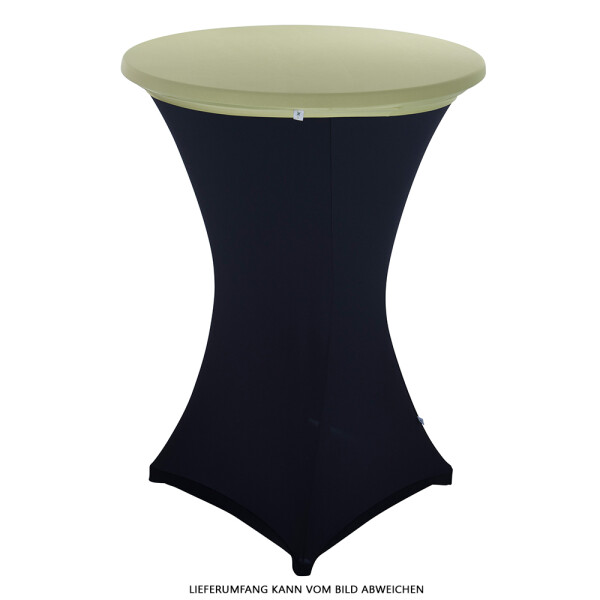 Tischplattenbezug Deckel für 80cm Stehtisch Stretch Table Topper hellgrün