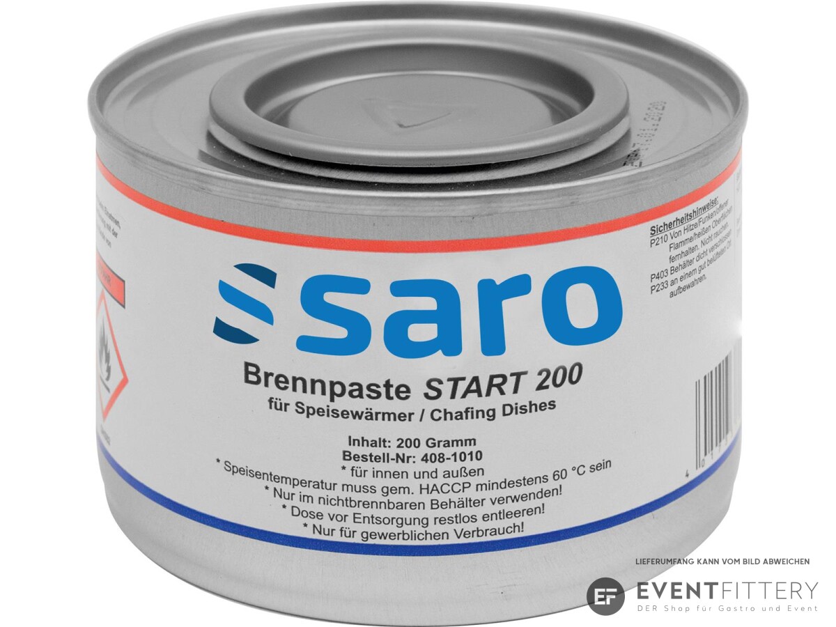 SARO Brennpaste START 200, 200-Gramm-Dose – Alles Gastro Onlineshop