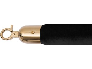 Kordel für Absperrpfosten schwarz / Gold Modell AF 222
