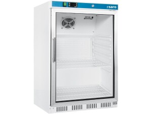 Lagerkühlschrank mit Glastür - weiß, Modell HK 200 GD