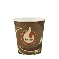 Trinkbecher "To Go", Pappe 0,1 l