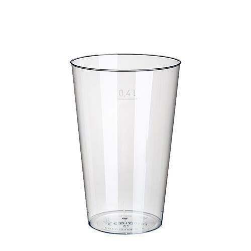 Einwegbecher Glasklar 0,1l - 0,4l