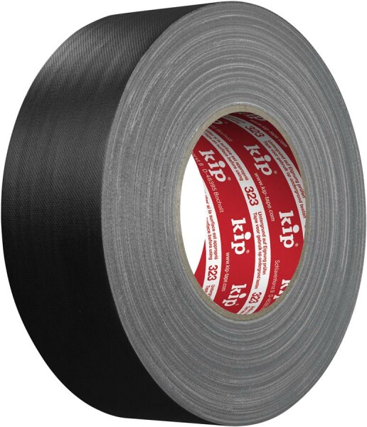 323 Kip Gaffer´s tape - Gewebeband, 50mm Breit, Schwarz, 50M