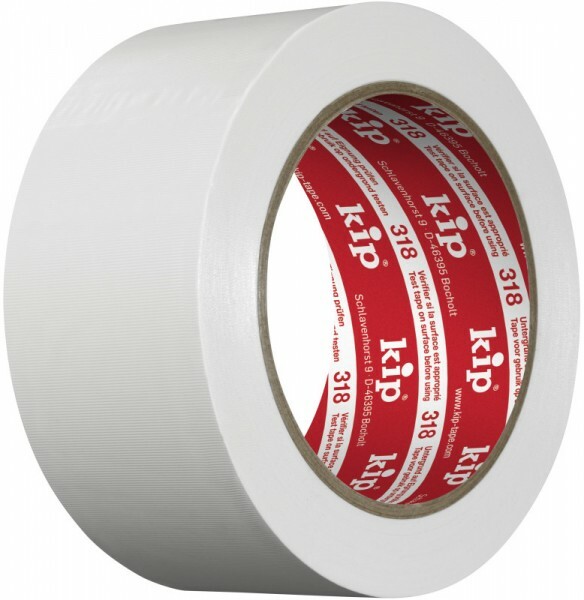 KIP 318 PVC- Beschriftungsband, Weiß, 33M, 19mm Breite