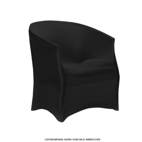 Expand BUDGET Stuhlhusse Stretch für Stühle mit Armlehnen schwarz