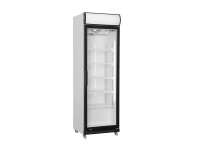 Kühlschrank mit Glastür und Werbetafel,  Modell GTK 425