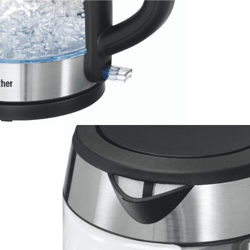 Moderner LED Wasserkocher 1,7 Liter