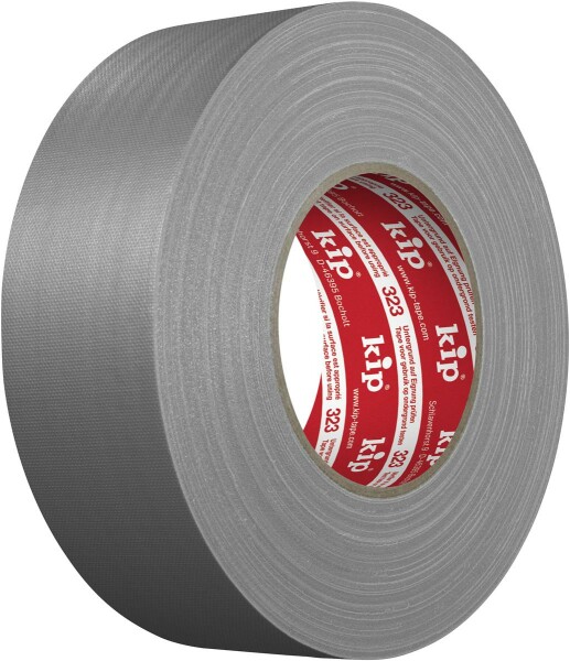 323 Kip Gaffer´s tape - Gewebeband, 50mm Breit, Grau, 50M