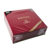 250 Motivservietten ROYAL Collection Charm Bordeaux