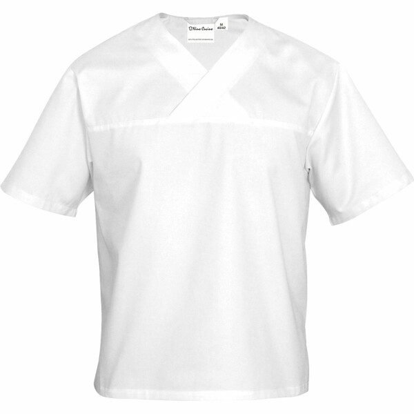 Nino Cucino Kochshirt kurzarm, weiß, Größe M
