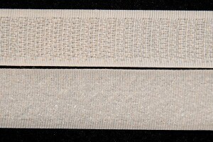 Klettband (Haken + Flausch) 25m Breite 20mm weiß