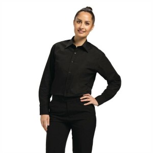 Uniform Works Unisex Oberhemd schwarz L