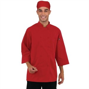 Chef Works Unisex Kochjacke rot M