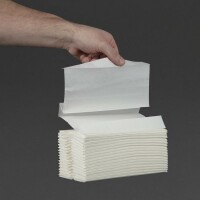 Jantex C-gefaltete Handtücher weiß 2-lagig 15er Pack (15 Stück)