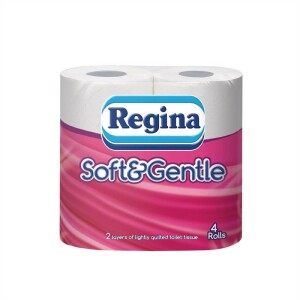Regina Soft &amp; Gentle 2-lagiges Toilettenpapier...