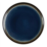 Olympia Nomi Tapascoupeteller blau-schwarz 25,5cm (4 Stück)