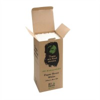 Fiesta Green Kompostierbare Papiertrinkhalme weiß (250 Stück)