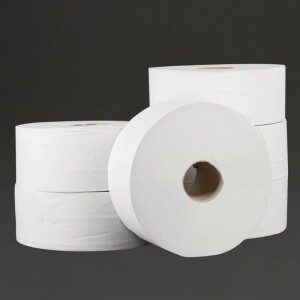 Jantex Jumbo Toilettenpapier 2-lagig 6 Stück (6...