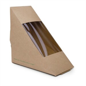 Vegware Kompostierbare Pappboxen für Sandwichecken...