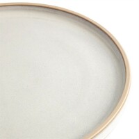 Olympia Canvas flacher runder Teller weiß 25cm (6 Stück)
