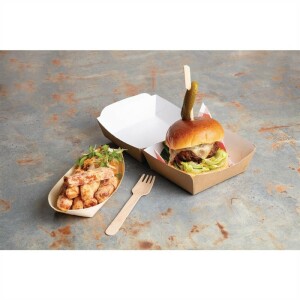 Colpac Kompostierbare Burgerboxen standard 10,8cm (250 Stück)