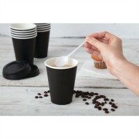 Fiesta Coffee To Go Becher 230ml schwarz x50 (50 Stück)