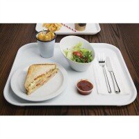Olympia Kristallon Fast Food-Tablett weiß 45 x 35cm