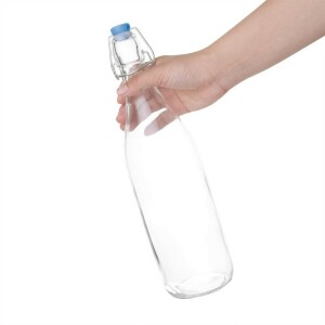 Olympia Glasflaschen mit Bügelverschluss 1L (6 Stück)