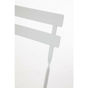 Bolero klappbare Terrassenstühle Stahl grau (2 Stück)