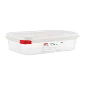 Araven GN1/4 Lebensmittelbehälter mit Deckel 1,8L (4...