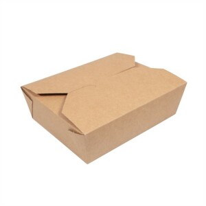 Vegware No.5 Kompostierbare Speisenbox aus Pappe 1L (150...
