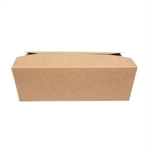 Vegware No.5 Kompostierbare Speisenbox aus Pappe 1L (150 Stück)