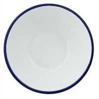 Olympia emaillierte Dessertschalen weiß-blau 6cm (6 Stück)