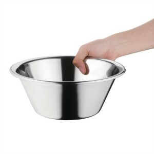 Vogue Teigschüssel konisch Edelstahl Durchmesser 20cm 1,5L