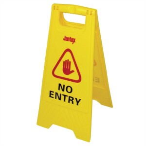 Jantex Warnschild "No Entry"