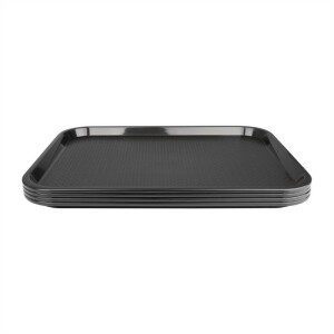 Olympia Kristallon Fast-Food-Tablett schwarz 41,5 x 30,5cm