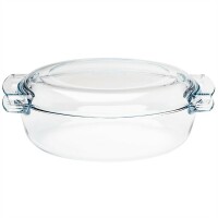 Pyrex ovaler Glas Schmortopf 4,5L