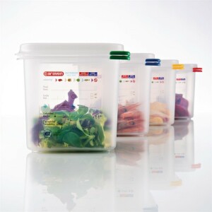 Araven GN1/6 Lebensmittelbehälter 2,6L (4 Stück)