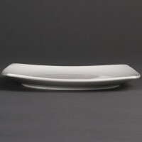Olympia Whiteware abgerundete quadratische Teller 18,5cm (12 Stück)