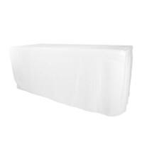 Expand BUDGET Tischcover Überwurf einseitig offen 122cm Weiß