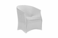 Expand BUDGET Stuhlhusse Stretch für Stühle mit Armlehnen weiß