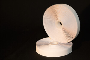 Selbstklebendes Klettband mit Haken + Flausch 10m Breite 20mm weiß