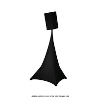 Pro Stativsegel Stativcover für Lautsprecherstative dreiseitig schwarz